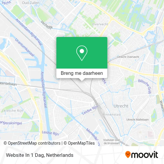 Website In 1 Dag kaart