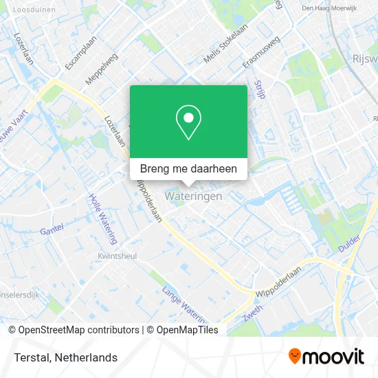 Terstal kaart