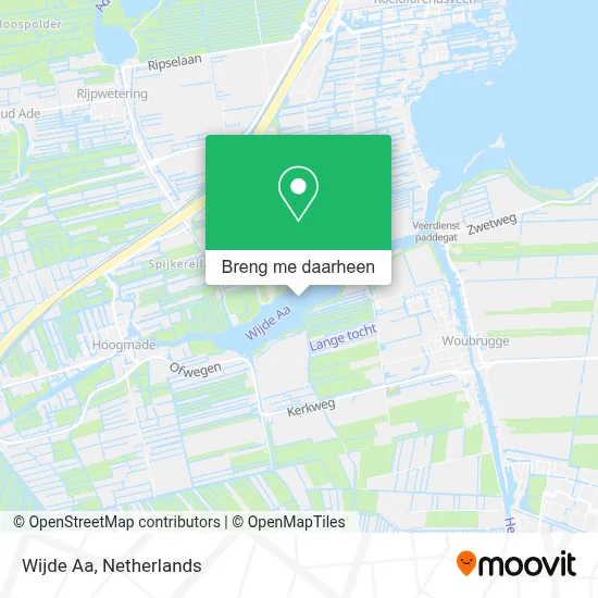 Wijde Aa kaart