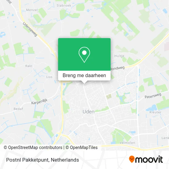 Postnl Pakketpunt kaart