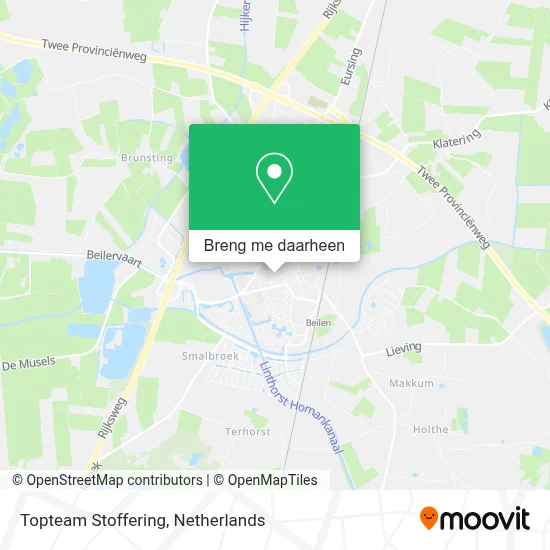 Topteam Stoffering kaart