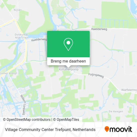 Village Community Center Trefpunt kaart