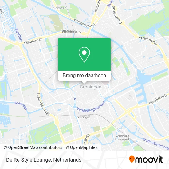 De Re-Style Lounge kaart