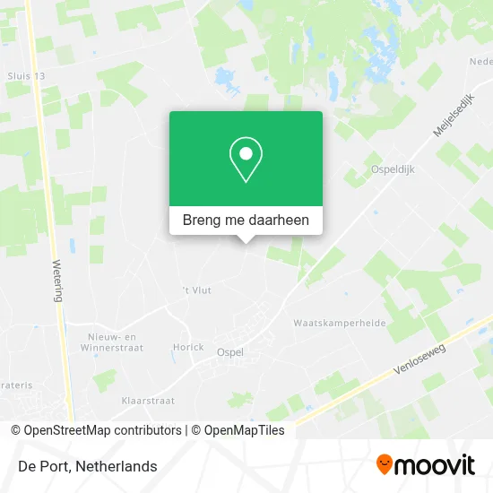 De Port kaart