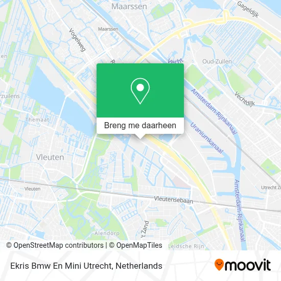 Ekris Bmw En Mini Utrecht kaart