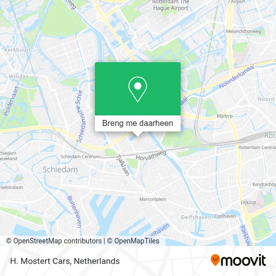 H. Mostert Cars kaart