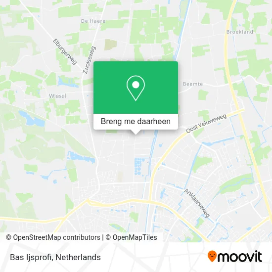 Bas Ijsprofi kaart