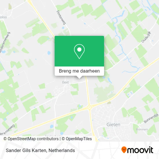 Sander Gils Karten kaart