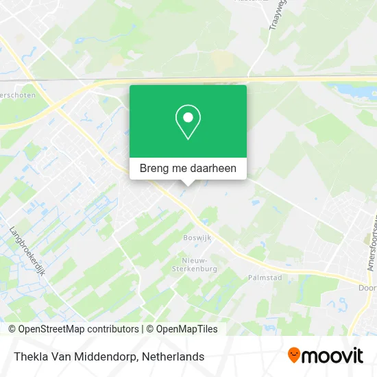 Thekla Van Middendorp kaart