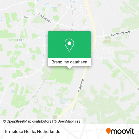 Ermelose Heide kaart