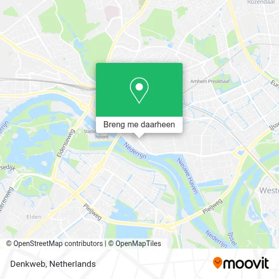 Denkweb kaart
