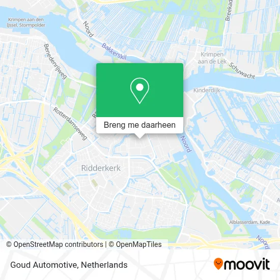 Goud Automotive kaart