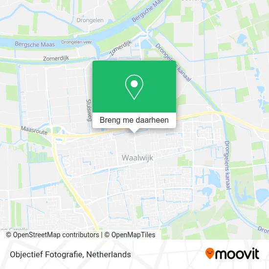Objectief Fotografie kaart