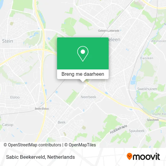 Sabic Beekerveld kaart