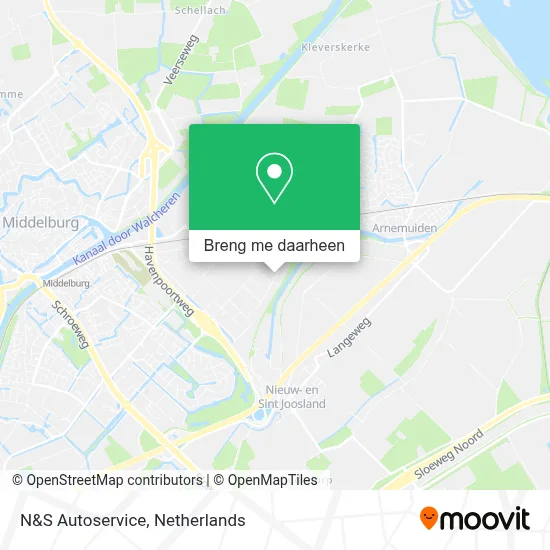 N&S Autoservice kaart