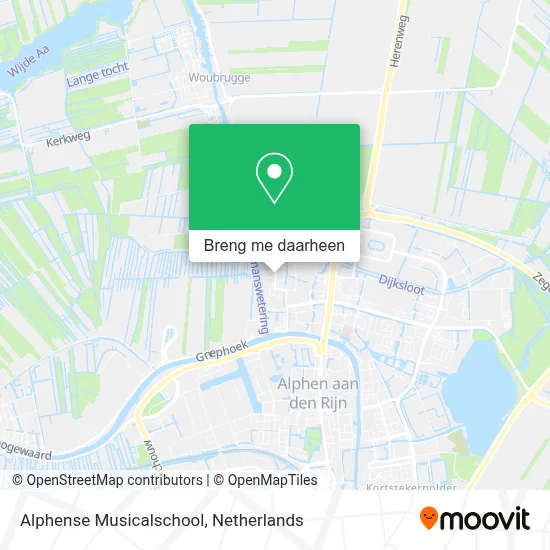 Alphense Musicalschool kaart