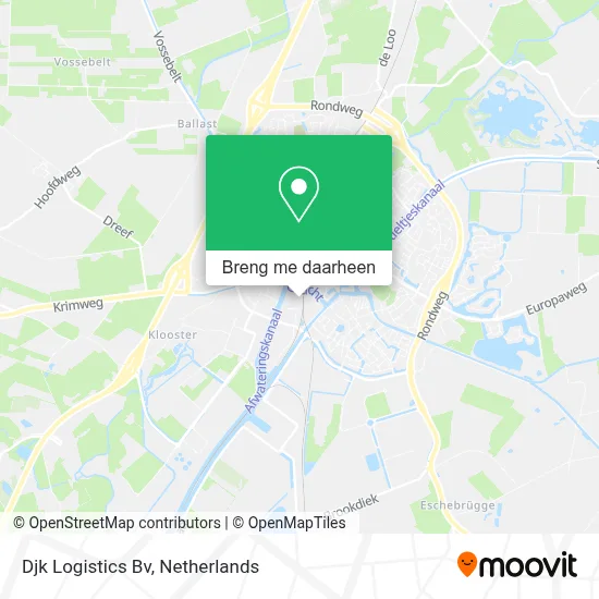 Djk Logistics Bv kaart