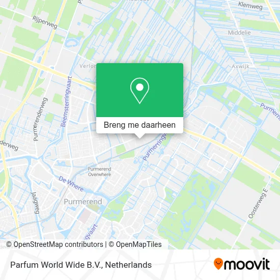 Parfum World Wide B.V. kaart