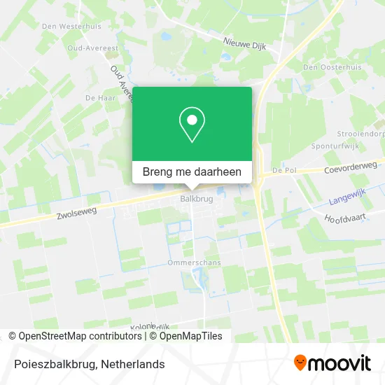 Poieszbalkbrug kaart