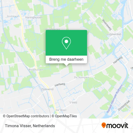 Timona Visser kaart