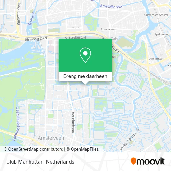Club Manhattan kaart