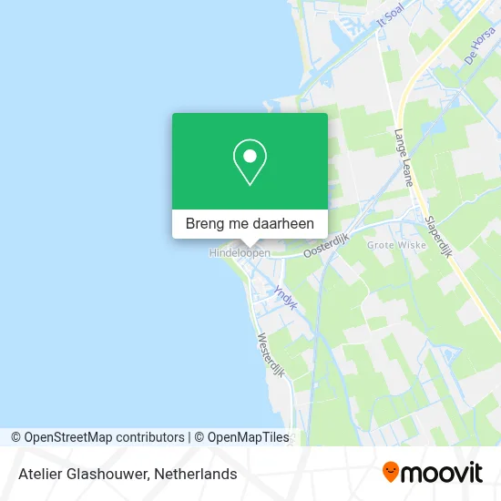 Atelier Glashouwer kaart