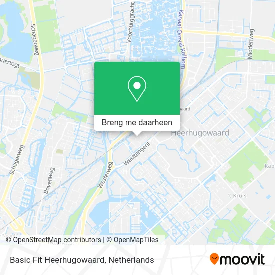 Basic Fit Heerhugowaard kaart
