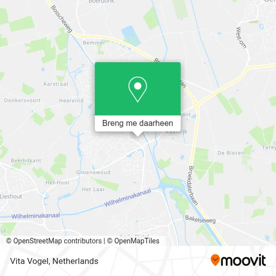 Vita Vogel kaart