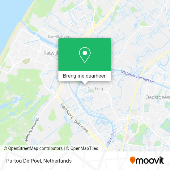 Partou De Poel kaart