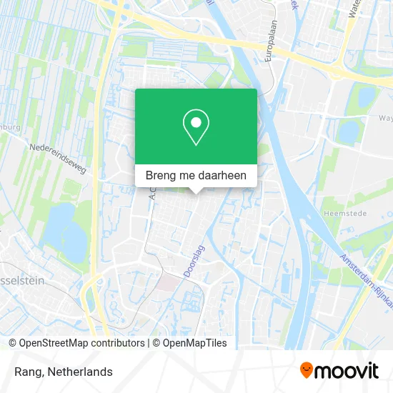 Rang kaart