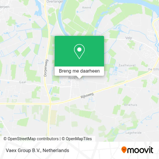 Vaex Group B.V. kaart