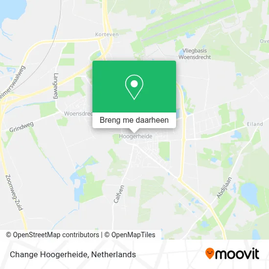Change Hoogerheide kaart