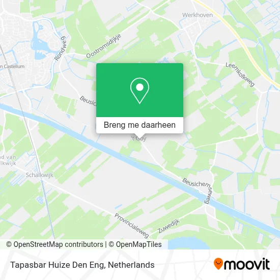 Tapasbar Huize Den Eng kaart