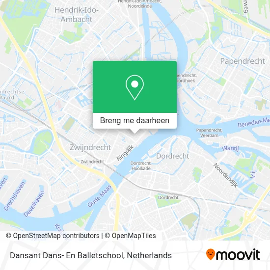 Dansant Dans- En Balletschool kaart