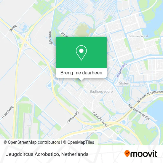 Jeugdcircus Acrobatico kaart