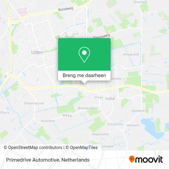 Primedrive Automotive kaart