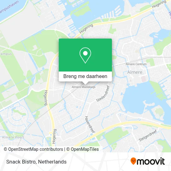 Snack Bistro kaart