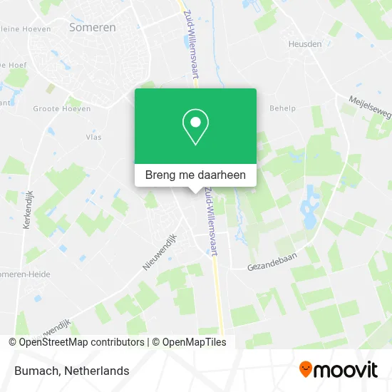 Bumach kaart