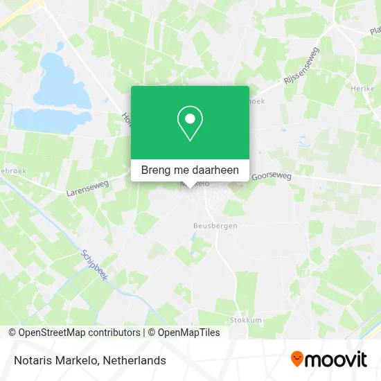 Notaris Markelo kaart