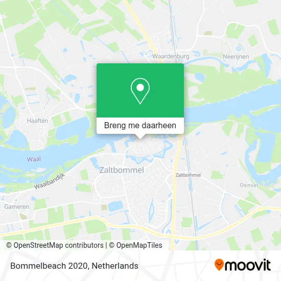Bommelbeach 2020 kaart