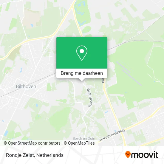 Rondje Zeist kaart