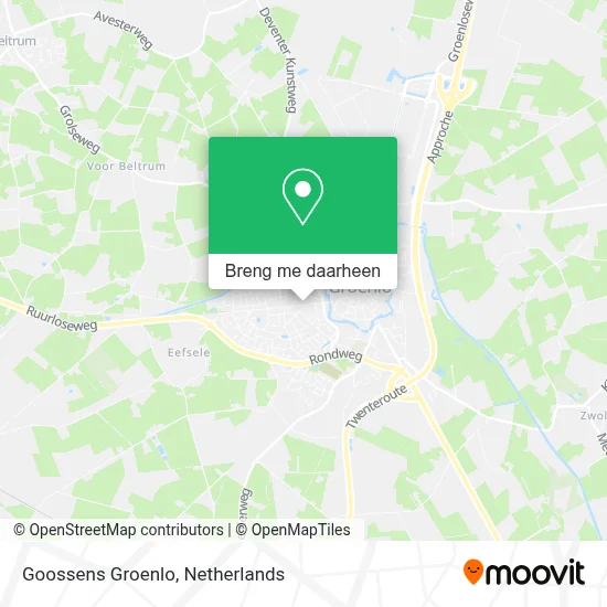 Goossens Groenlo kaart