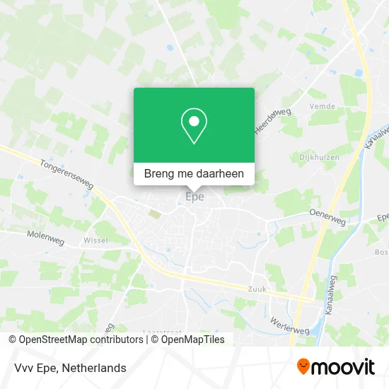 Vvv Epe kaart