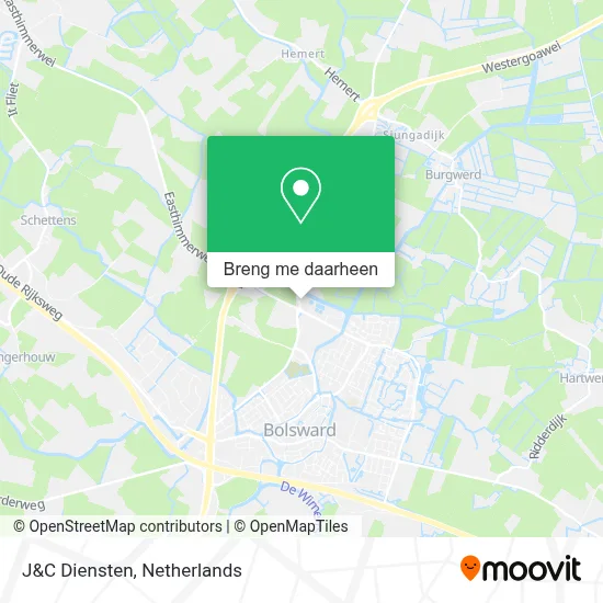 J&C Diensten kaart