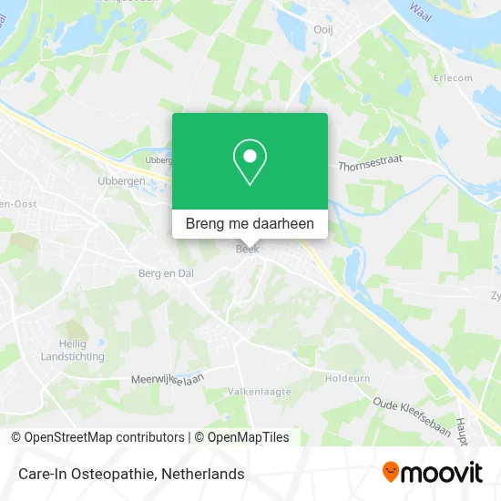 Care-In Osteopathie kaart