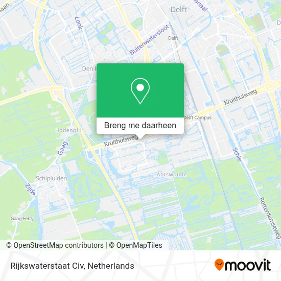 Rijkswaterstaat Civ kaart