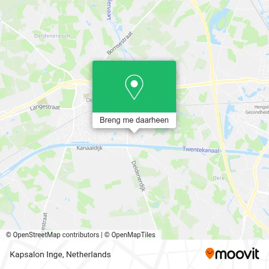 Kapsalon Inge kaart