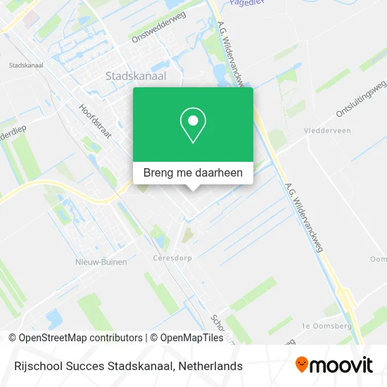Rijschool Succes Stadskanaal kaart