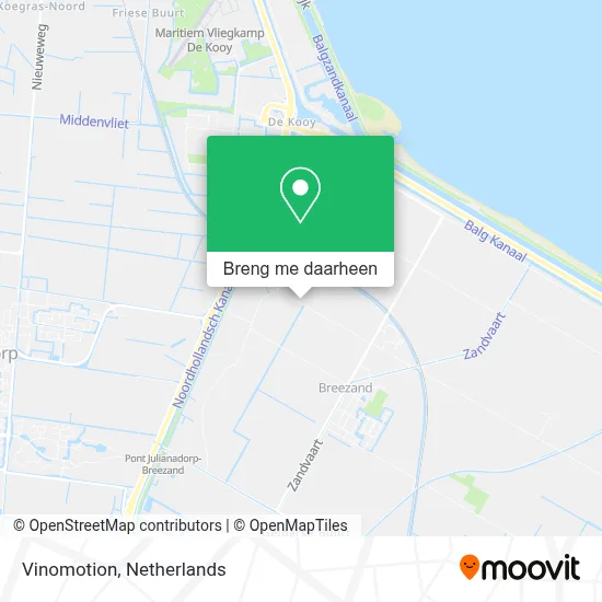 Vinomotion kaart