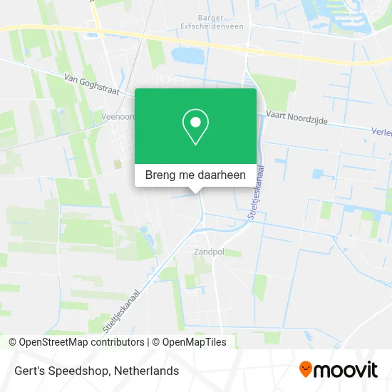 Gert's Speedshop kaart